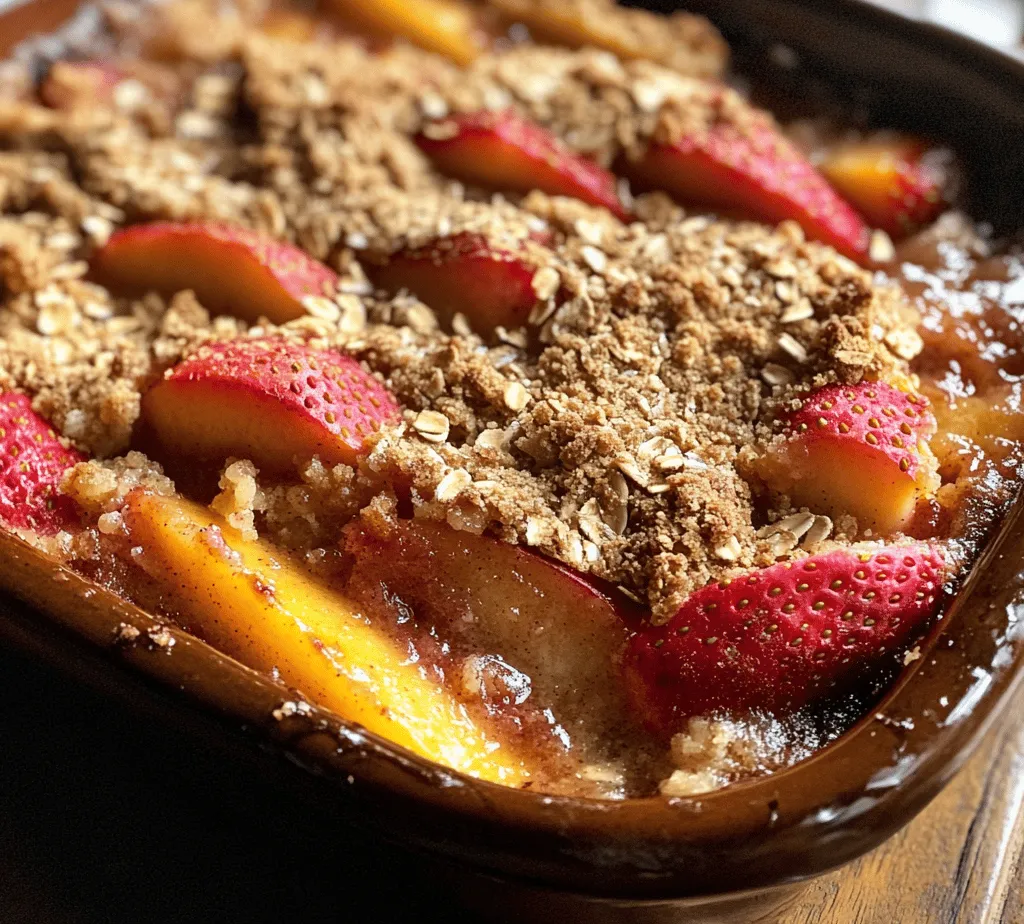 As the warm sun begins to shine and the days stretch longer, there's something inherently delightful about indulging in seasonal fruit desserts. The Sweet Sunshine Strawberry Peach Crisp is a perfect embodiment of summer, showcasing the vibrant flavors of fresh strawberries and peaches in a comforting, crisp dessert. This recipe captures the essence of summer, transforming simple ingredients into a delectable treat that warms the heart and delights the palate.