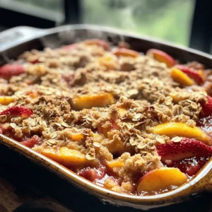 As the warm sun begins to shine and the days stretch longer, there's something inherently delightful about indulging in seasonal fruit desserts. The Sweet Sunshine Strawberry Peach Crisp is a perfect embodiment of summer, showcasing the vibrant flavors of fresh strawberries and peaches in a comforting, crisp dessert. This recipe captures the essence of summer, transforming simple ingredients into a delectable treat that warms the heart and delights the palate.