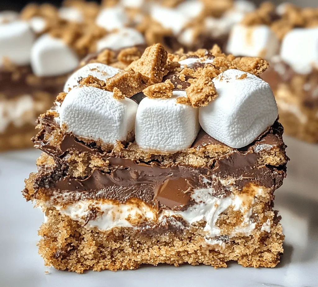 S'mores are an iconic part of summer traditions, evoking memories of gathering around campfires, roasting marshmallows, and sharing laughs with friends and family. With the perfect combination of crunchy graham crackers, rich chocolate, and gooey marshmallows, they have become synonymous with outdoor fun and cozy evenings. However, as beloved as this classic treat is, there’s always room for innovation in the culinary world. Enter the s'mores cookie bars—a delightful reinterpretation of the traditional s'mores that brings all the classic flavors together in a convenient, easy-to-serve format.