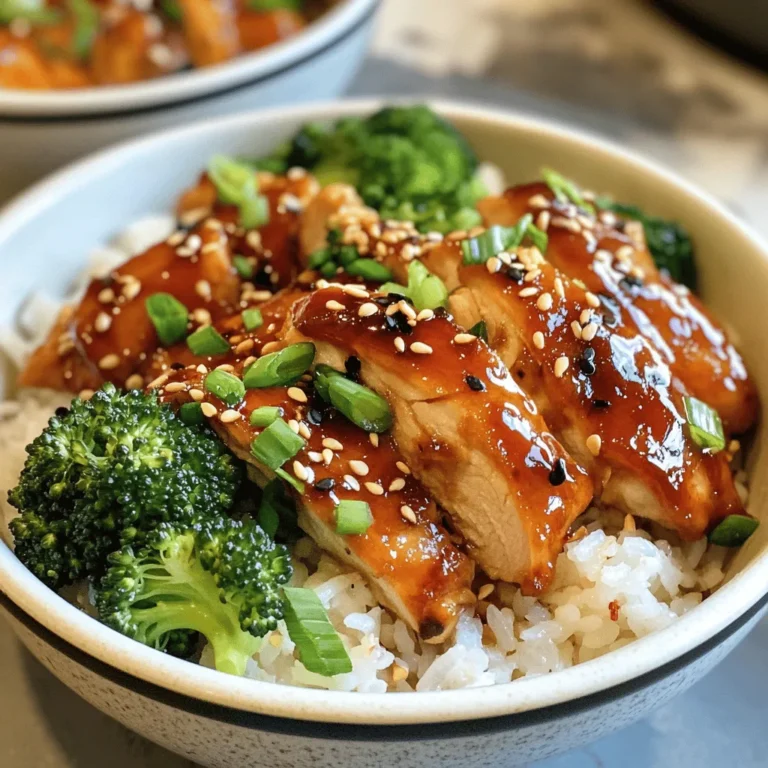 Sticky Chicken Rice Bowls have their roots in Asian cuisine, particularly influenced by Chinese and Southeast Asian flavors. The dish has gained popularity worldwide due to its delicious taste, affordability, and ease of preparation. It's a perfect representation of how simple ingredients can come together to create something extraordinary.