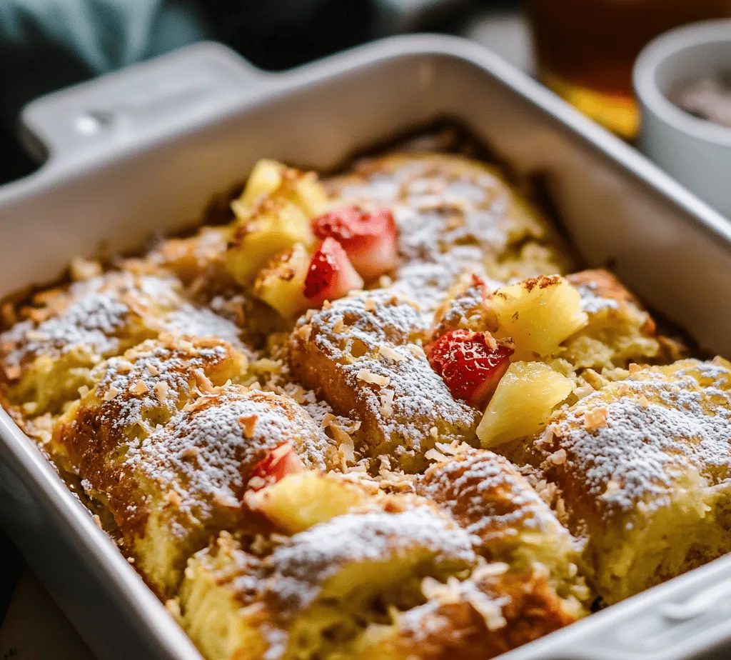 Breakfast is widely regarded as the most important meal of the day, and for good reason. It fuels our bodies and sets the tone for the hours ahead. Yet, in the hustle and bustle of modern life, many of us find ourselves reaching for quick, uninspired meals. However, there’s something undeniably joyous about indulging in a special breakfast treat, and few options can match the delight of a beautifully prepared French toast bake. Enter the Sweet Hawaiian Roll French Toast Bake—a dish that transforms traditional French toast into a festive and delicious experience.