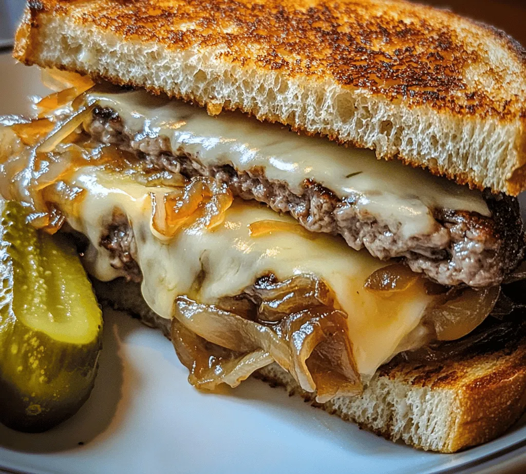 The classic patty melt is a beloved comfort food that has stood the test of time. Its comforting essence combines the heartiness of a burger with the cozy charm of a grilled cheese sandwich, creating an irresistible treat that delights the senses. Imagine a juicy beef patty nestled between two slices of crispy rye bread, layered with sweet, caramelized onions and gooey Swiss cheese. Each bite delivers a satisfying crunch followed by a burst of rich, savory flavors that can transport you back to your favorite diner or family kitchen.