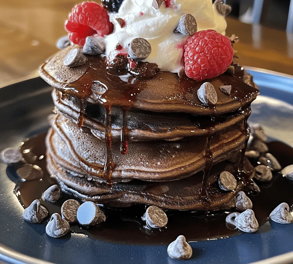 Chocolate pancakes are not just a breakfast dish; they are a delightful experience that transforms the morning routine into a special occasion. With their rich, decadent flavor and fluffy texture, chocolate pancakes appeal to both children and adults alike. Imagine waking up to the smell of warm, chocolatey goodness wafting through the kitchen, enticing you to sit down and indulge in a plate of these delicious treats. Whether it’s a special weekend breakfast or a weekday surprise, chocolate pancakes can bring joy to any meal.