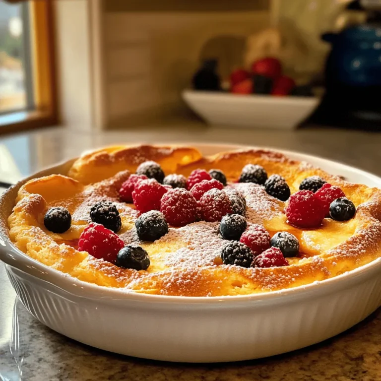 Delving into the history of the Fluffy Baked German Pancake reveals a fascinating narrative that intertwines culinary innovation with cultural exchange. The dish, often referred to as a Dutch Baby in the United States, actually originated from the German pancake tradition. Its roots can be traced back to the 19th century in Germany, where a similar pancake called "Pfannkuchen" was popular. This pancake was typically served in a skillet and enjoyed with a variety of toppings, showcasing its versatility.