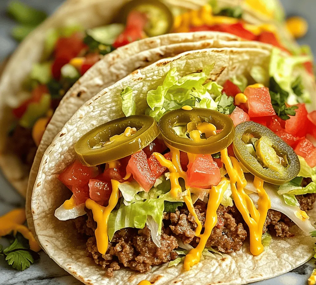 In the ever-evolving world of culinary creativity, fusion recipes have gained a remarkable foothold, delighting food enthusiasts with their innovative combinations. One such creation that has captured the hearts of many is the Easy Smash Burger Tacos. This mouthwatering dish marries the robust, savory flavors of a classic smash burger with the fun, handheld convenience of tacos, making it the ideal solution for both burger aficionados and taco lovers alike.