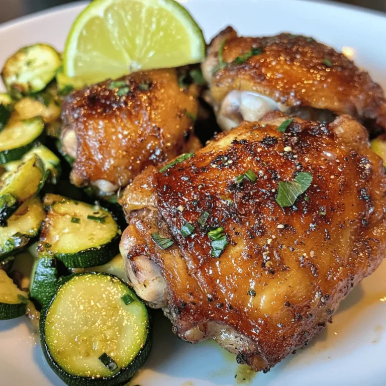If you're on the lookout for a vibrant, flavor-packed dish that perfectly balances zest and heartiness, look no further than Zesty Asado Chicken with Lemon Zucchini Medley. This recipe is not only a feast for the eyes but also a celebration of fresh ingredients, making it an ideal choice for a family dinner or a weekend gathering with friends. The star of this dish is undoubtedly the Asado chicken, marinated to perfection, offering a delightful mix of smoky, tangy, and savory flavors. Paired with a bright and refreshing lemon zucchini medley, it creates a harmonious culinary experience that tantalizes the taste buds.