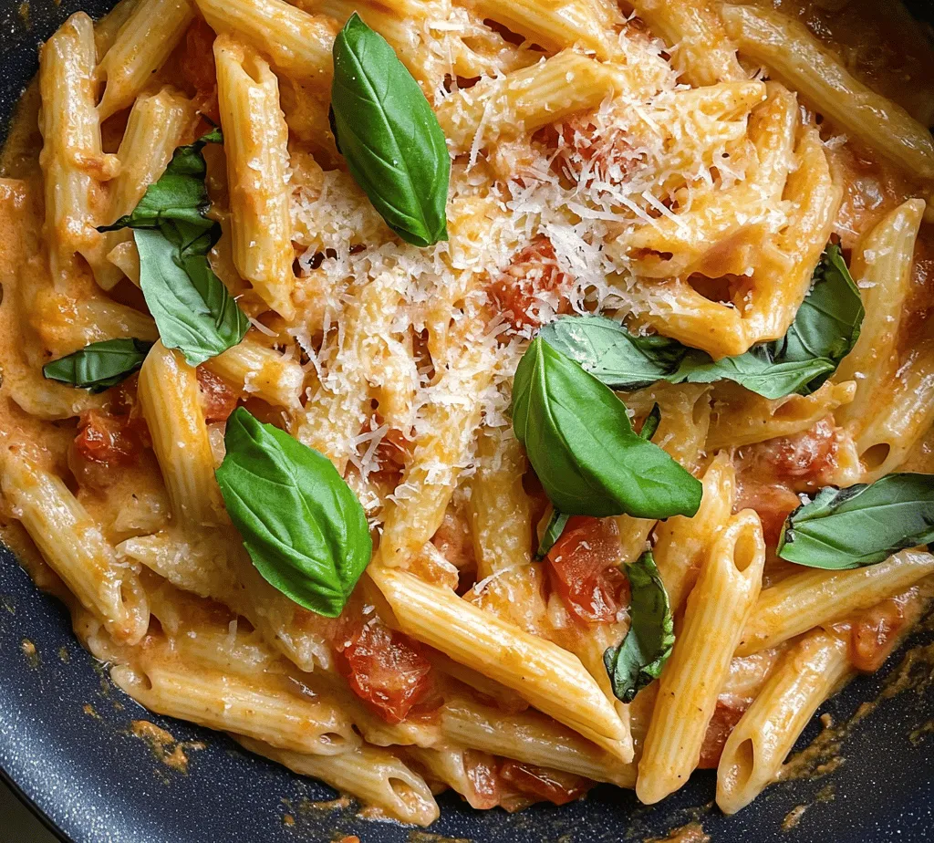 Imagine a dinner that encompasses the essence of comfort food while being effortless to prepare. The Easy One Pot Creamy Tomato Pasta is exactly that—a delightful combination of creamy, rich tomato sauce enveloping al dente pasta, all cooked in a single pot. This dish is not just a meal; it's an experience that brings warmth and satisfaction with each bite. The creamy texture paired with the vibrant flavors of tomatoes and garlic creates a symphony of taste that lingers long after the last forkful.