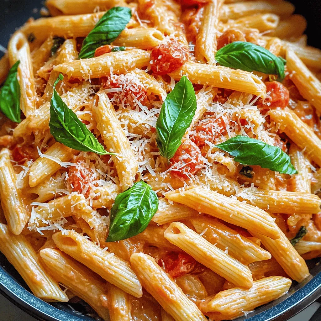 Imagine a dinner that encompasses the essence of comfort food while being effortless to prepare. The Easy One Pot Creamy Tomato Pasta is exactly that—a delightful combination of creamy, rich tomato sauce enveloping al dente pasta, all cooked in a single pot. This dish is not just a meal; it's an experience that brings warmth and satisfaction with each bite. The creamy texture paired with the vibrant flavors of tomatoes and garlic creates a symphony of taste that lingers long after the last forkful.