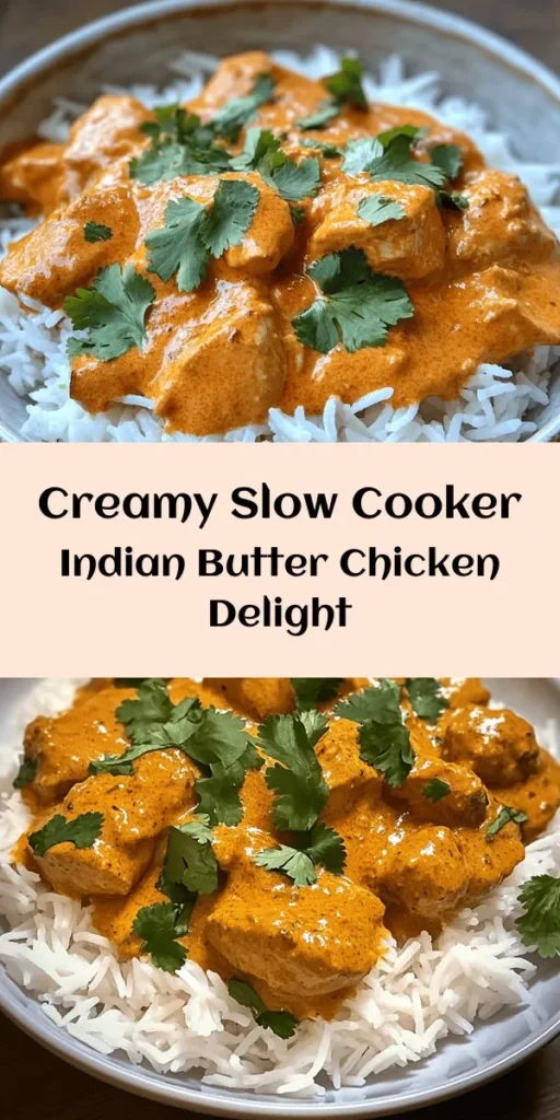 Indulge in the rich and creamy flavors of this Slow Cooker Indian Butter Chicken. Perfect for busy days, this easy recipe will transport your taste buds to India. Simply sauté onions, garlic, and ginger, then mix everything in the slow cooker with tender chicken thighs, spices, and coconut milk. Let it simmer for hours and enjoy this delightful dish with basmati rice or naan. Don’t forget to garnish with fresh cilantro for an extra pop of flavor! 🍛🍗