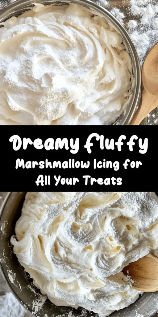 Indulge in the sweet magic of Fluffy Dreamy Marshmallow Icing! This simple recipe features just five ingredients, including creamy marshmallow fluff and butter, whipped together for a cloud-like texture. Perfect for frosting your favorite cupcakes, cakes, or cookies, it's ready in just 10 minutes. Adjust the consistency to your liking with a splash of milk, and enjoy a delightful treat that will elevate any dessert. Store leftovers in the fridge for a week, but we doubt it will last that long!
